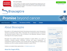 Tablet Screenshot of biosceptre.com
